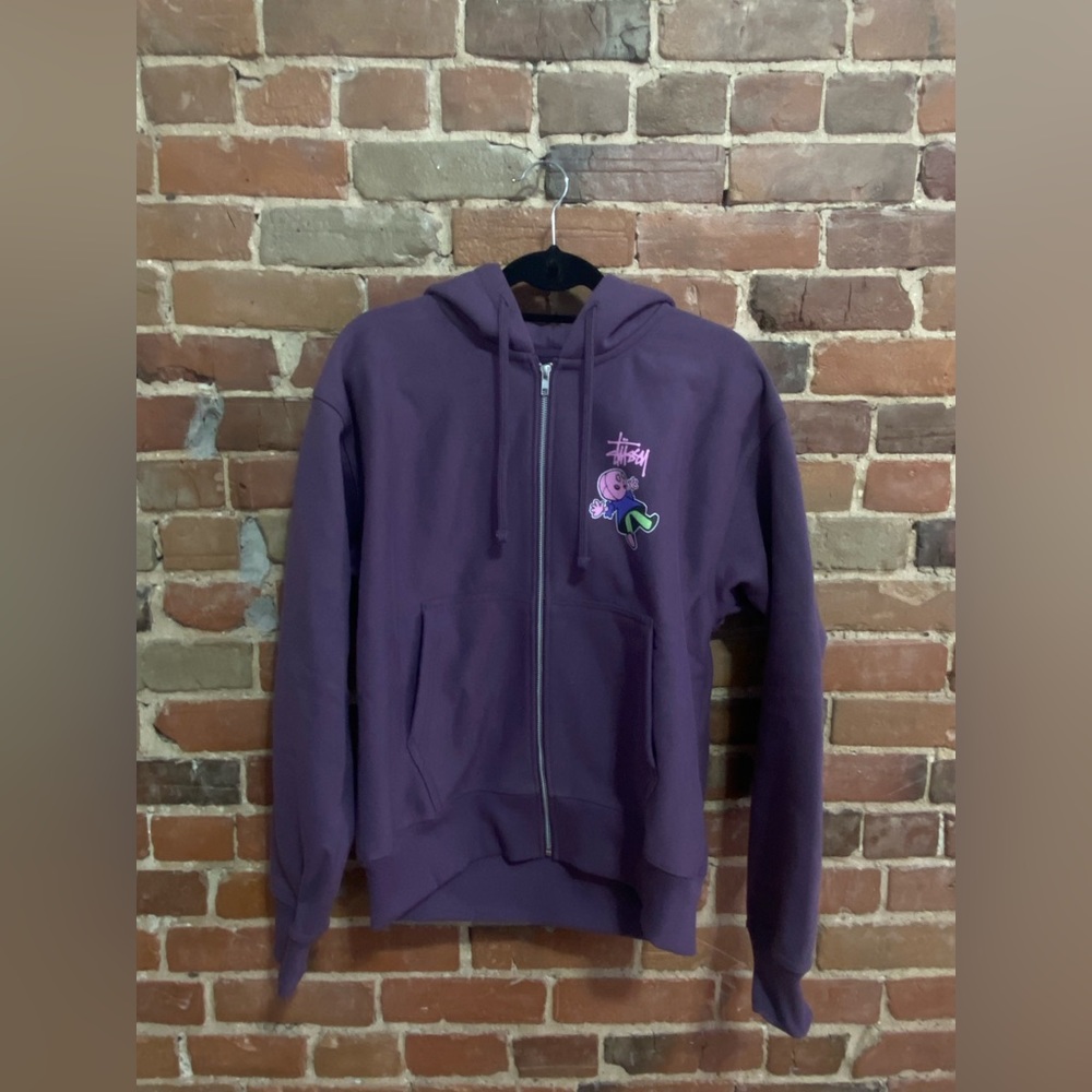 Dollie zip hoodie violet Stüssy